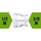 B & K STZ Industries 1/2 in. FIP each X 3/8 in. D FIP Galvanized Malleable Iron Reducing Coupling 311UPRC-1238 - alternate 3